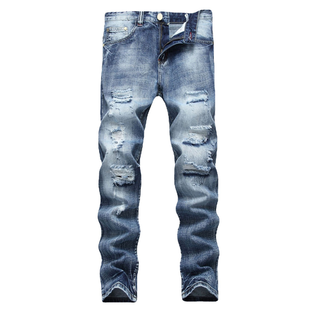 Mens Straight Fit Denim Jeans