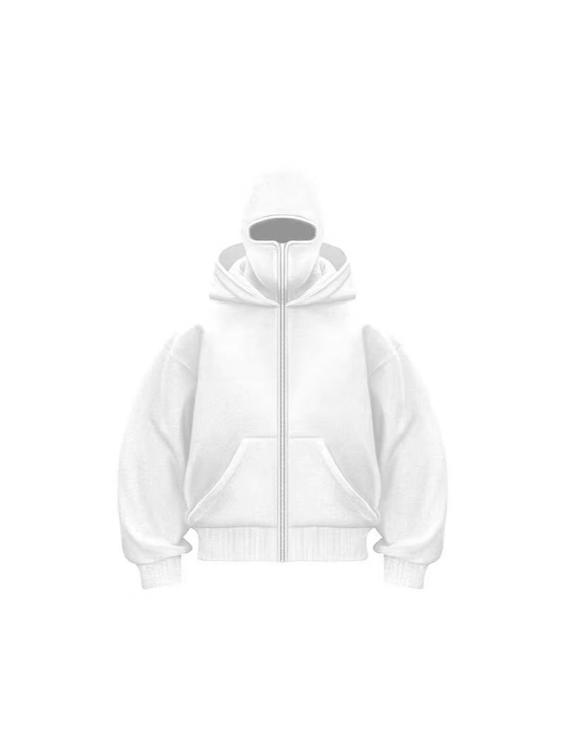 Unisex Fleece Hooded Sweatshirt with Zipper