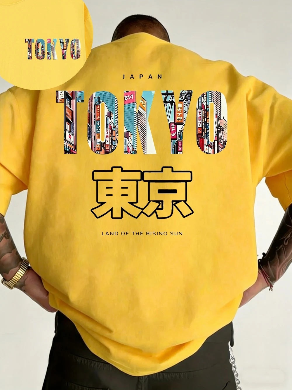 Geometric Print Cotton T-shirt