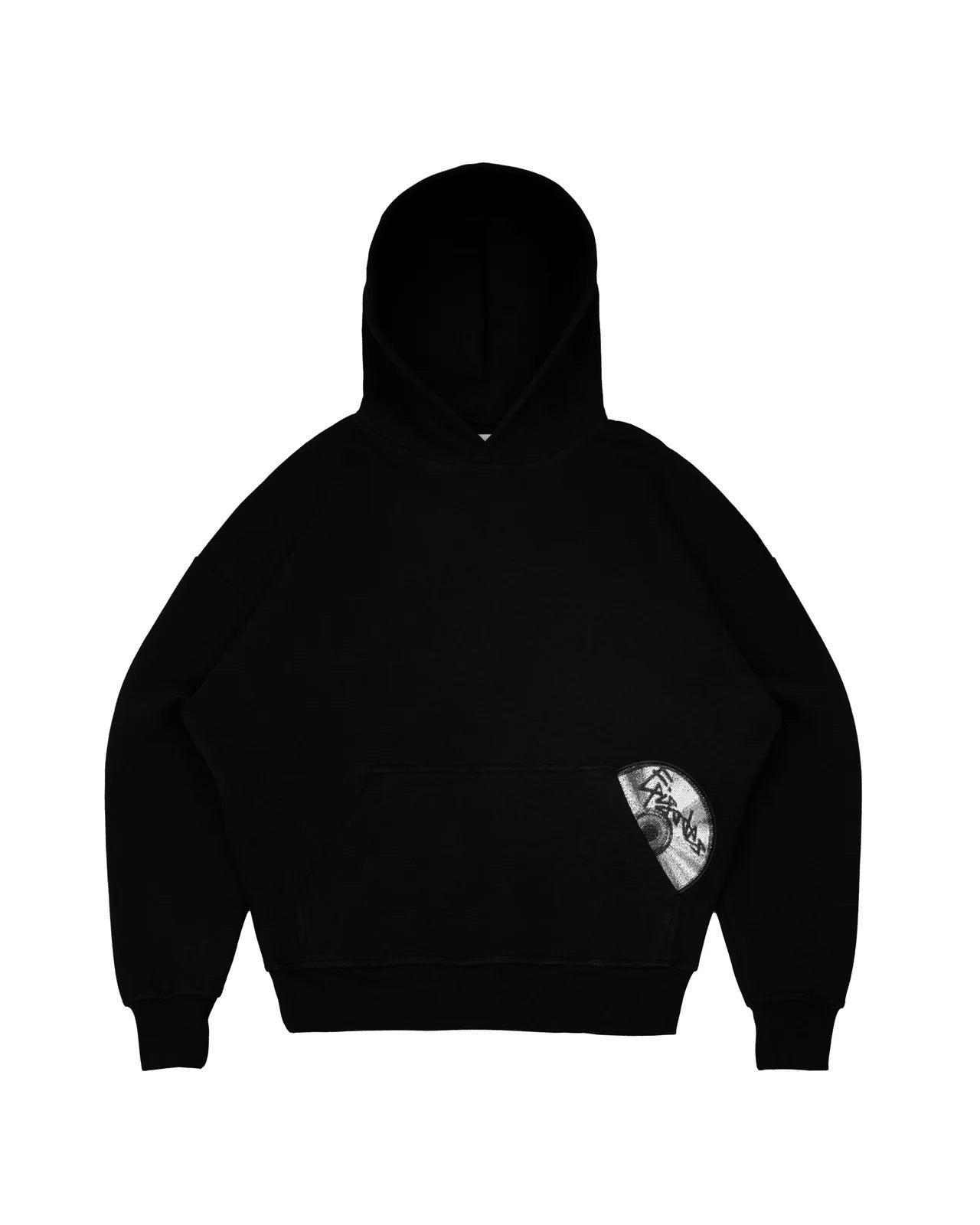 CD Print Hooded Sweatshirt and Sweatpants Set