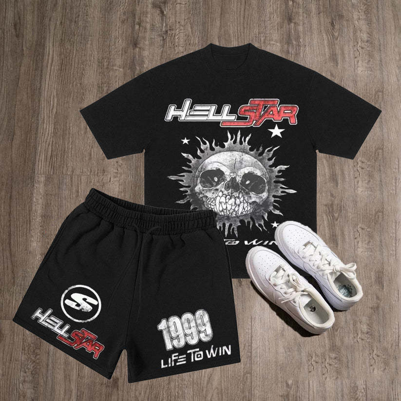 Creative Print Crew Neck T-Shirt