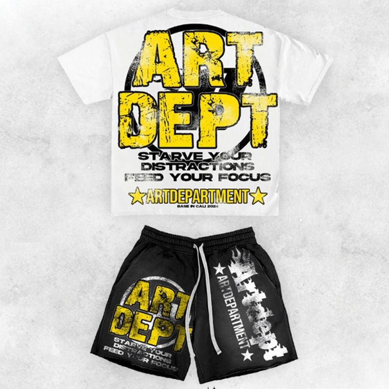 Creative Print Crew Neck T-Shirt