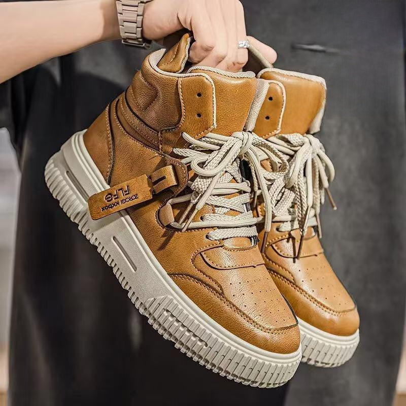 Mens High-Top Casual Sneakers