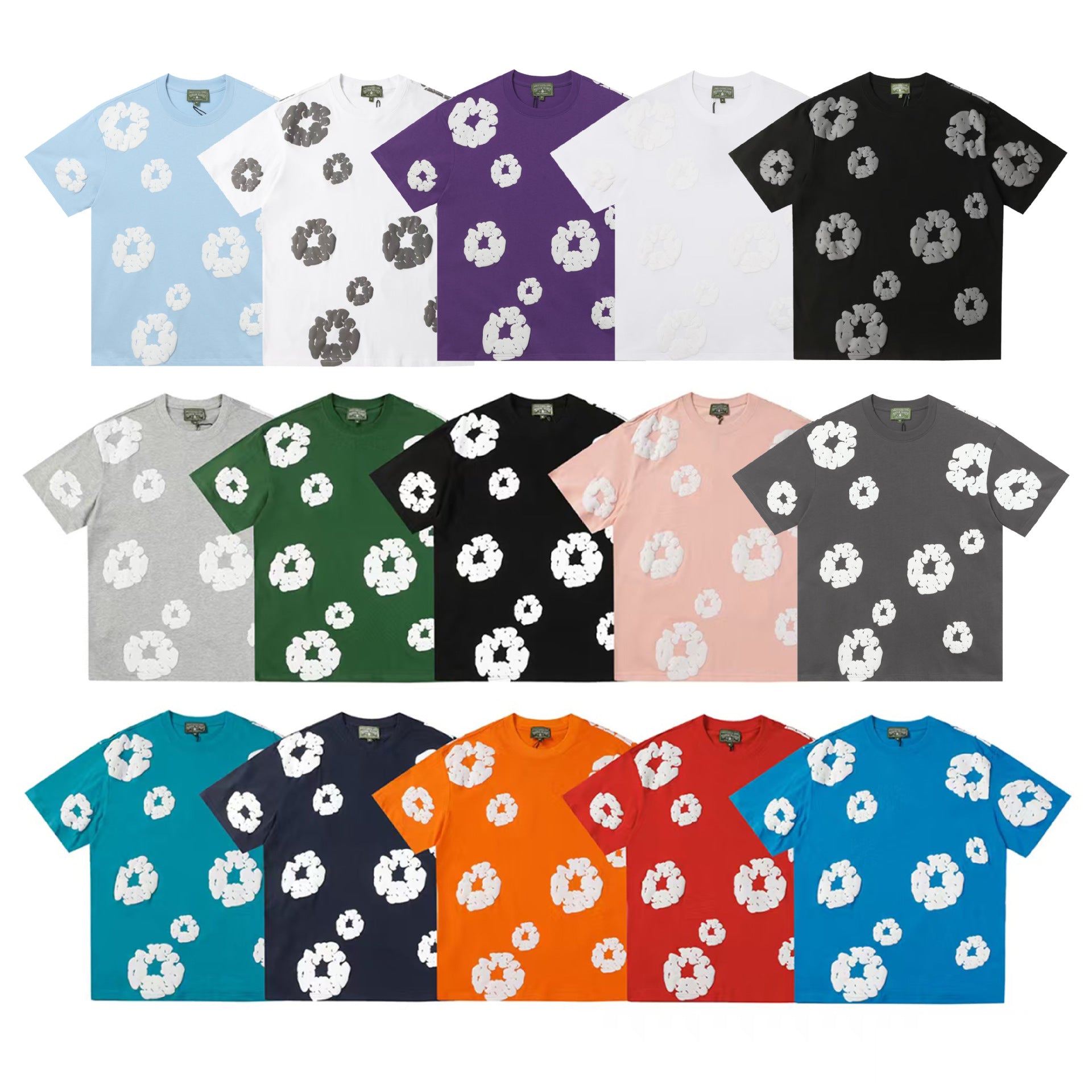 Cotton Print Short Sleeve Shorts Set