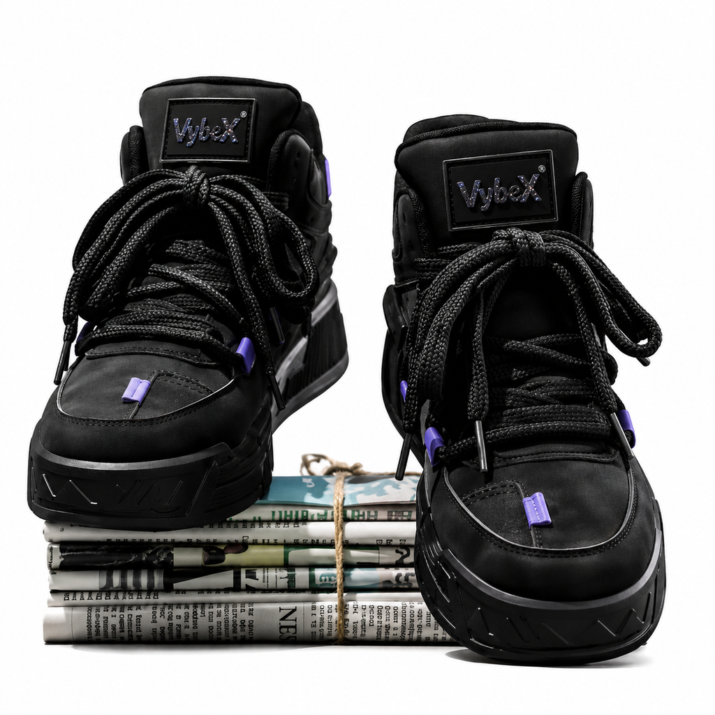 VybeX™ ShadowForce High-Top Street Sneakers