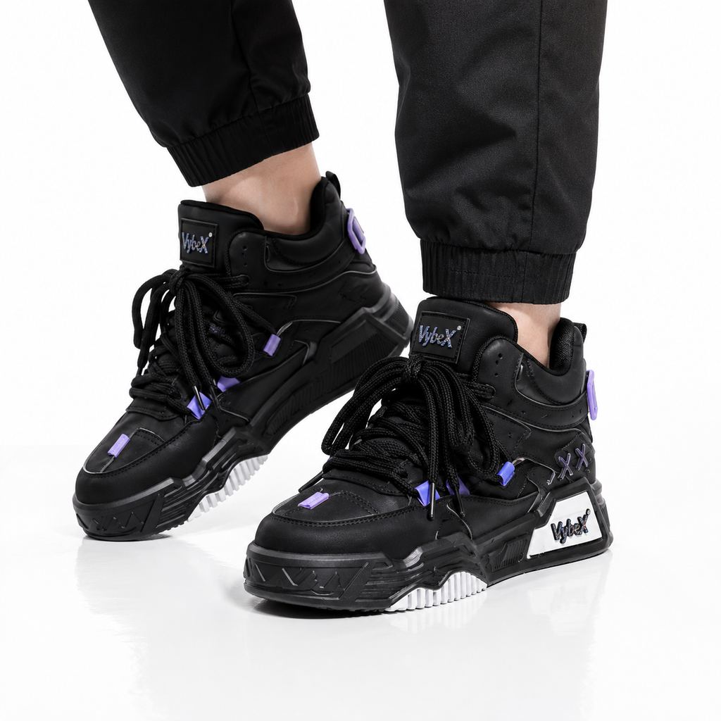 VybeX™ ShadowForce High-Top Street Sneakers