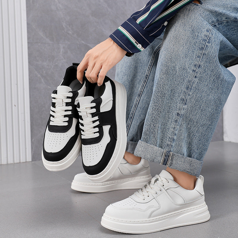 VybeX? Genuine Leather Casual Sneakers