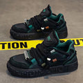VybeX™ Mens Plaid Bread Design Sneakers