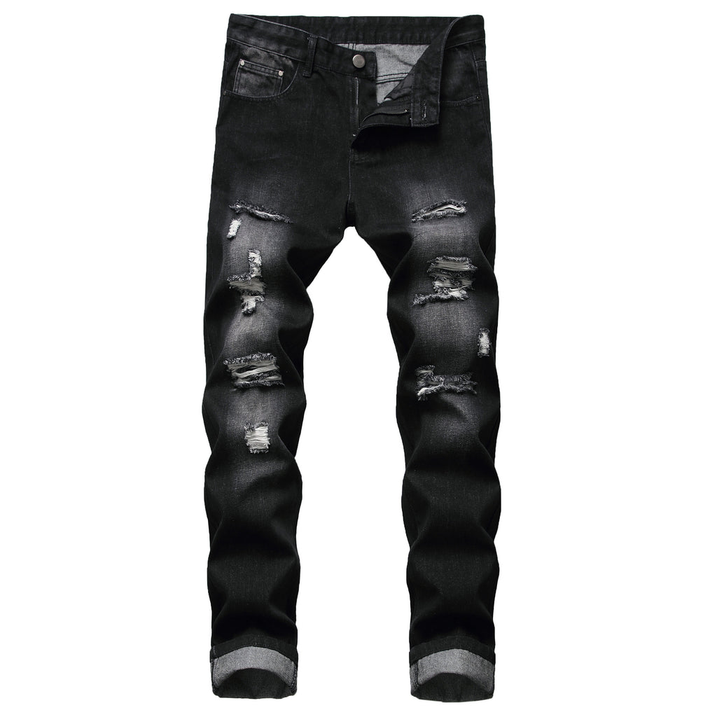 Mens Straight Fit Denim Jeans