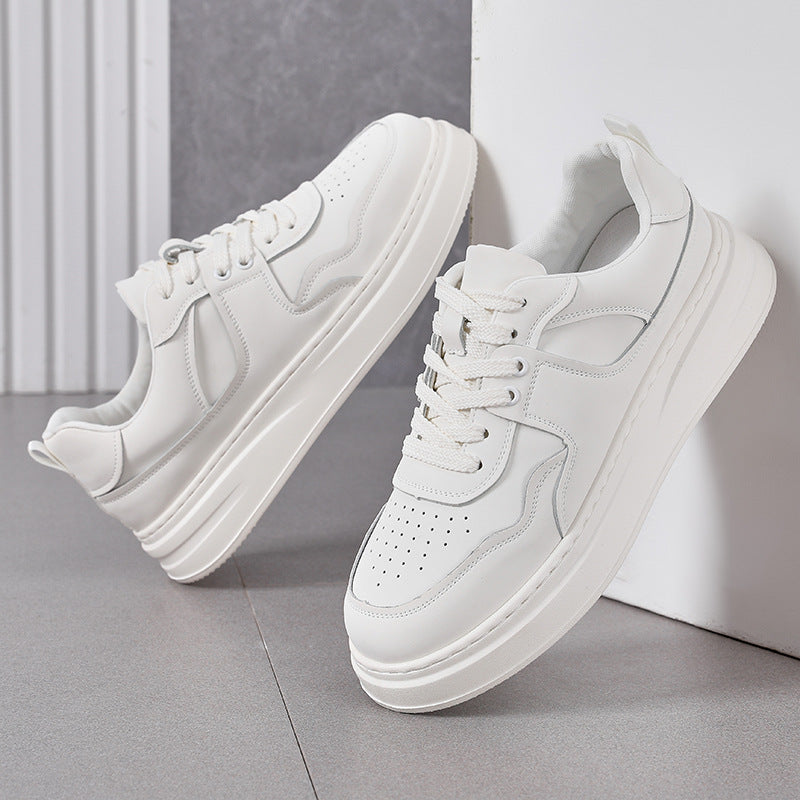 VybeX? Genuine Leather Casual Sneakers