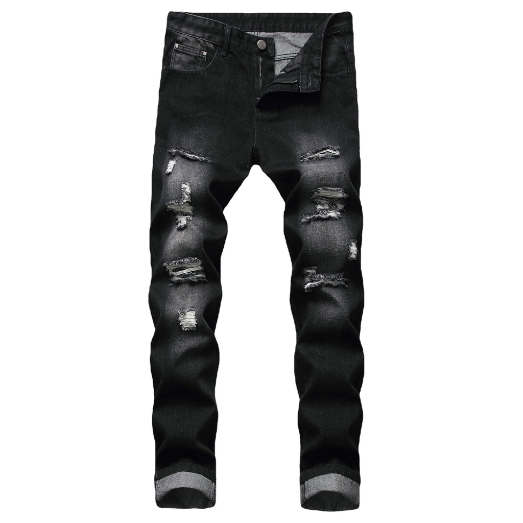 Mens Straight Fit Denim Jeans