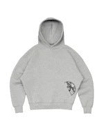 CD Print Hooded Sweatshirt and Sweatpants Set
