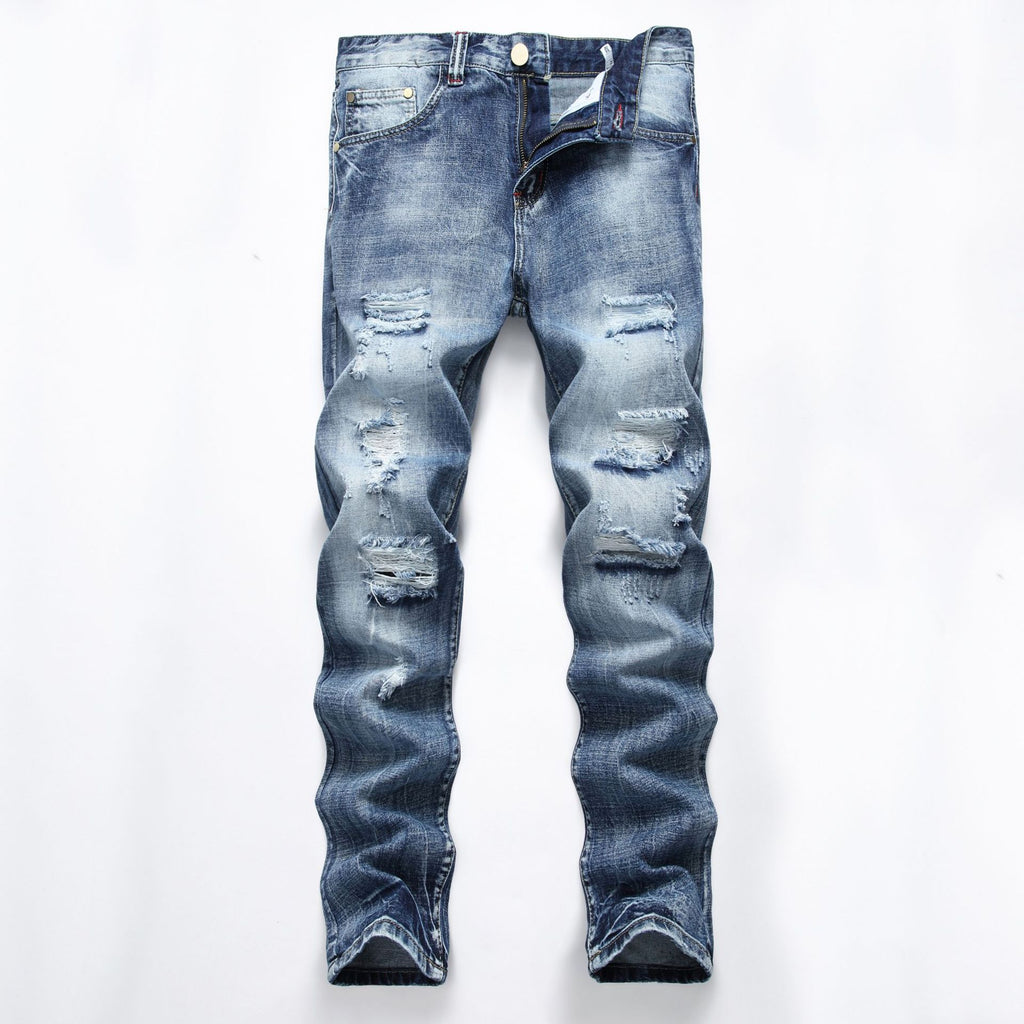 Mens Straight Fit Denim Jeans